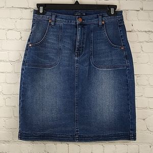 Level 99 Denim Blue Jean Skirt  Size 29
